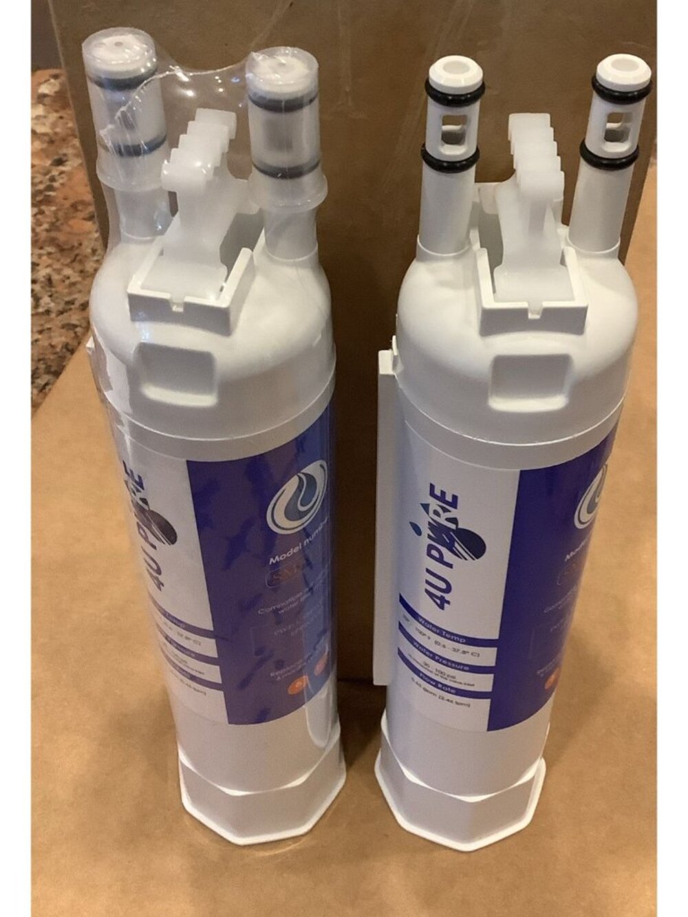 2 x Refrigerator Water Filter Compatible w/ Frigidaire PWF-1 EPPWFU01 FPPWFU01